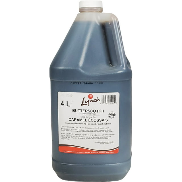 Lynch Butterscotch Topping - Pack of 2 - 4L - Rich & Creamy - Versatile Topping (2x4Ltr)