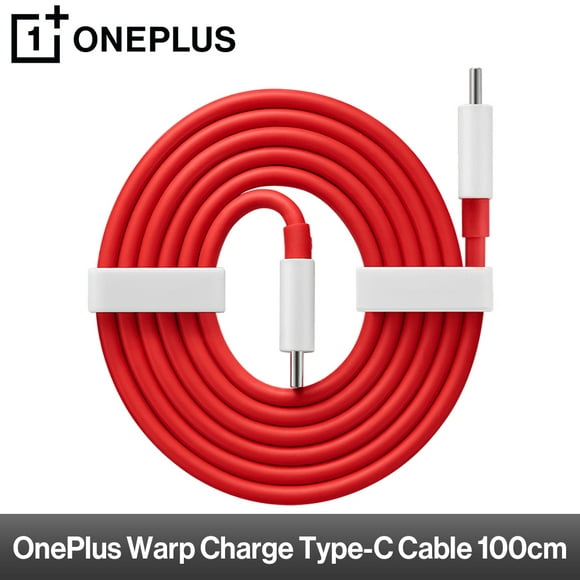 OnePlus Warp Charge Type-C Câble 100cm/150cm Type-C à Type-C Rapide Charging Cable pour OnePlus 8T 7 7 Pro 8 8 Pro Nord N10