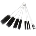 thumbnail image 2 of leaveforme Pipe Cleaners 8 inch Nylon Bottle Straw Cleaning Brush Set Stainless Steel Handle Flexible Tube Brushes Multiple Size , Set of 10, 2 of 5