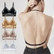 thumbnail image 2 of 0041 Sujetador de encaje completo sexy sin espalda grande sin aros Copa triangular Ropa interior cómoda y transpirable para la espalda, 2 of 6