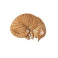 thumbnail image 2 of Hi-Line Gift Ltd Statue de Chat Allongé, Orange, 2 of 5
