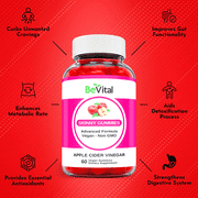 (5 Pack) Be Vital Keto ACV Gummies - Supplement for Weight Loss - Energy & Focus Boosting Dietary Supplements for Weight Management & Metabolism - Fat Burn - 300 Gummies