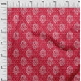 thumbnail image 2 of oneOone Viscose Chiffon Fabric Leaves & Floral Block Printed Craft Fabric BTY 42 Inch Wide, 2 of 4