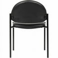thumbnail image 4 of Lorell Relevance LLR69607 Vinyl Reception Guest Chair, Black, 4 of 6