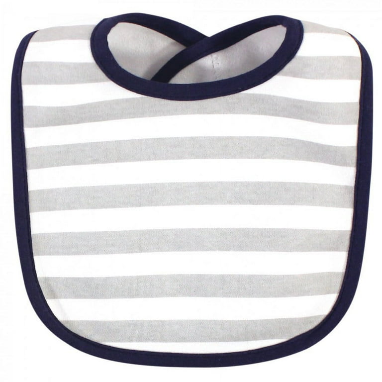 Hudson Baby Infant Boy Cotton Bibs 10pk, Handsome Like Daddy