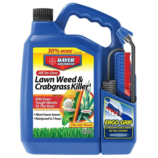 Bayer Advanced 704138A AllInOne Lawn Weed & Crabgrass Killer, 1.3