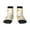 3 Black, variant on Beekeeper Gnome Holding A Glass Pattern Quarter Crew Socks,Toe Seamed Ankle Socks,Cotton Cushioned Breathable Athletic Crew Sports Socks