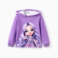 thumbnail image 6 of L.O.L Surpries! Toddler Girls Characters Print Long Sleeve Hoodie Sweatshirt and Colorful Flared Pants 2 Pieces Outfit Sets Sizes 3-11, 6 of 11