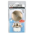 thumbnail image 2 of Danco 2-3/4 in. Brushed Nickel Gray Round Brass Overflow Plate, 2 of 6