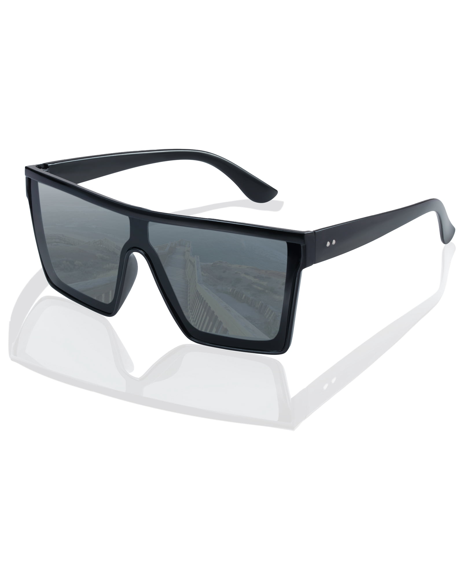 Caviar Sunglasses 2621 C 24 Black Gold Frame Gray Lens New 