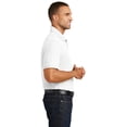 thumbnail image 3 of Port Authority Tall Core Classic Pique Polo-4XLT (White), 3 of 6