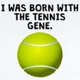 thumbnail image 2 of CafePress - Born With The Tennis Gene Body Suit - Baby Light Bodysuit, Size Newborn - 24 Months, 2 of 4