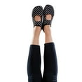 thumbnail image 5 of NuFoot Mary Janes Women's Foldable Flats – Black/White Polka Dot, X-Large, Indoor Slippers & Travel Shoes, 5 of 7