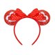 thumbnail image 1 of Diadema con purpurina roja y rosa en forma de corazón, accesorios brillantes y bonitos para el cabello, para cumpleaños, bodas, fiestas y disfraces., 1 of 8