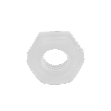 

50Pcs Hex Nuts Plastic Environmental Protection Corrosion White Resistance Hexagonal Nuts for Industrial AccessoriesM14
