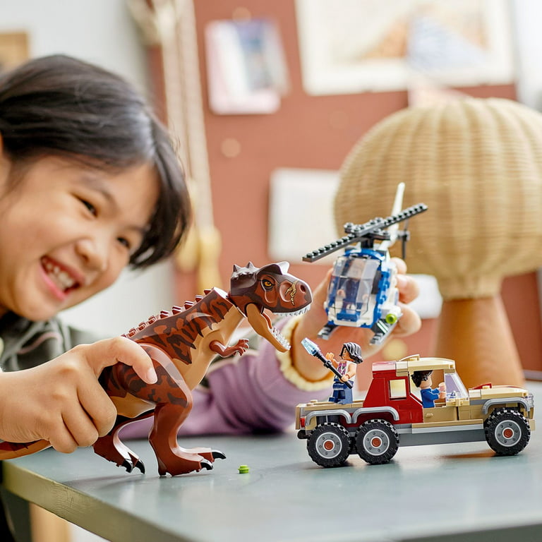 LEGO Jurassic World Carnotaurus Dinosaur Chase 76941 Building Toy Playset  (240 Pieces)