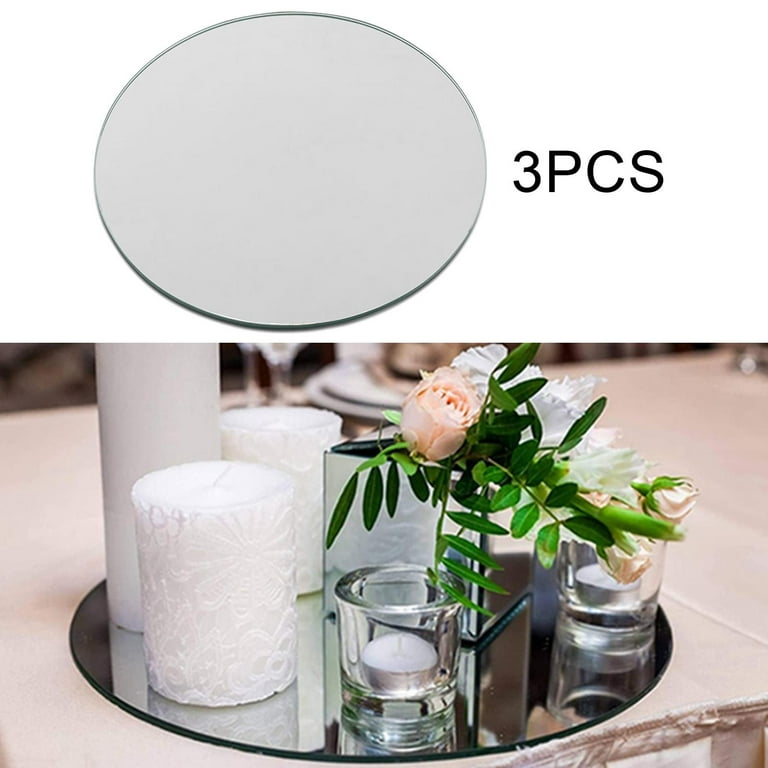 Mirror candle plate deals
