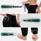 thumbnail image 4 of Joggers negros para mujer Walifrey con cordón ajustable y bolsillos, talla M, 4 of 7