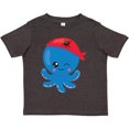 thumbnail image 3 of Inktastic Pirate Octopus, Cute Octopus, Little Octopus Boys or Girls Toddler T-Shirt, 3 of 5