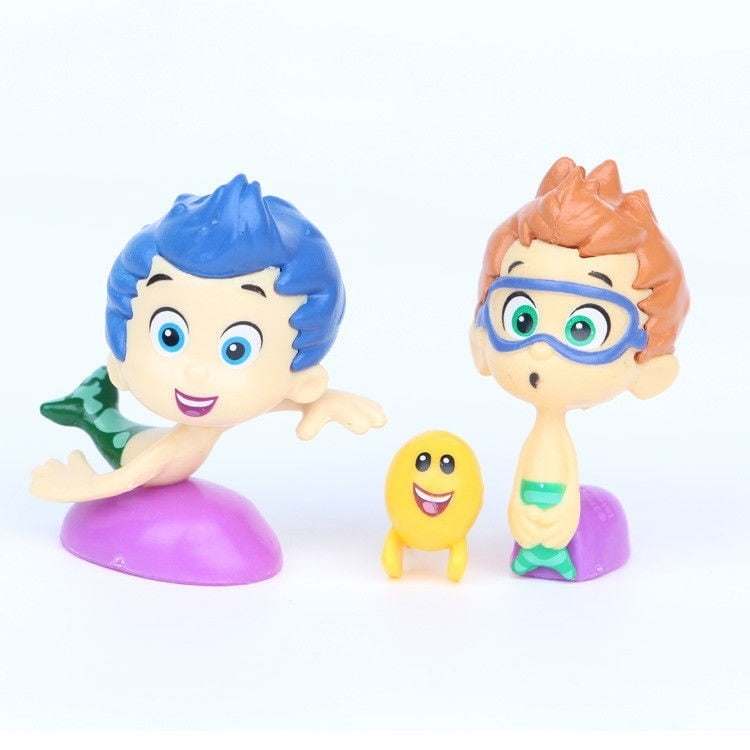 New Bubble Guppies 12Pcs/set Gil Molly Nonny Figure Collectible