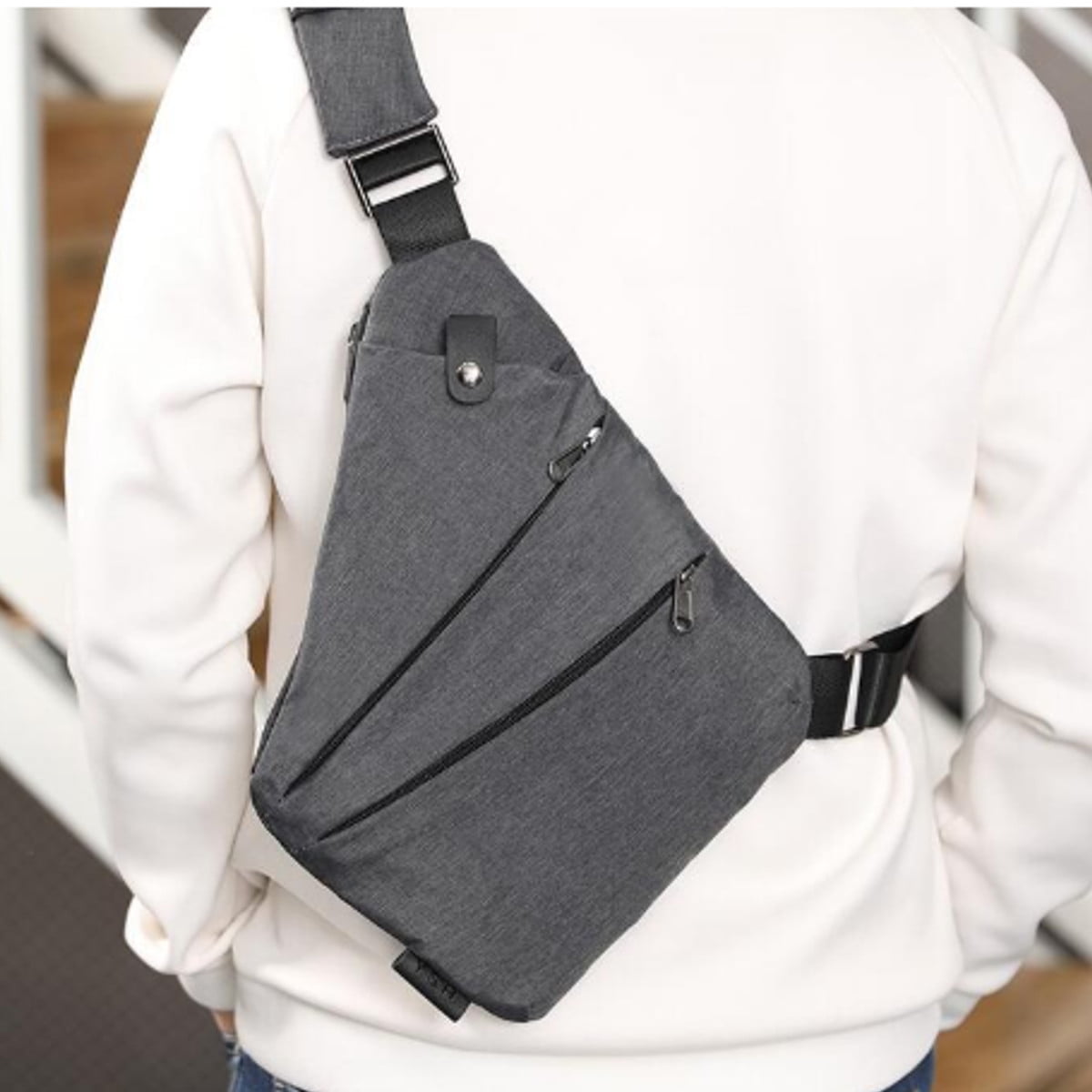 New Oxford Personal Shoulder Pocket Bag Anti Theft Multifunctional Sports Pocket 