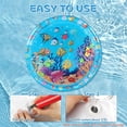 thumbnail image 4 of Pet Water Bed with Floating Fish, 39 in Cooling Mat for Cats & Dogs, Summer Cooling  Pad with Inflator, 4 of 6