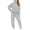 Gray, variant on Girls Outfit Sets, 2 PC Half Zip Long Sleeve Sweatshirts and Sweatpants Sets Gray Size 14