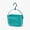 Blue, variant on Hanging Shower Caddy with Hooks | Plastic Storage Basket with Swivel Hook – Portable Organizer for Kitchen or Dorm with Quick-Drain Holes