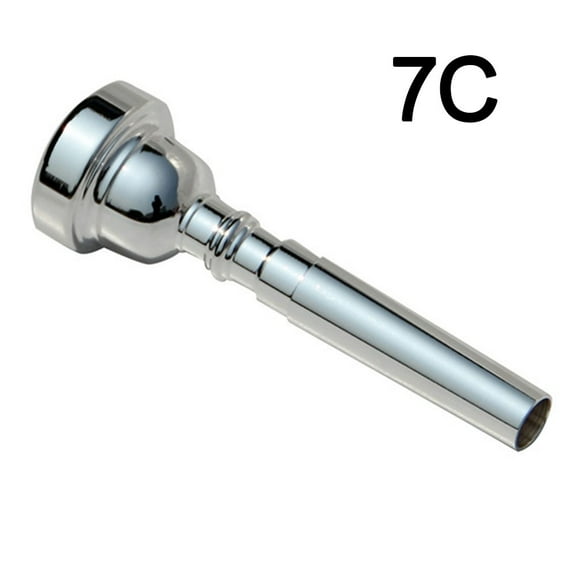 Gerich Trumpet Mouthpiece 7C/5C/3C/1.5/C1C Silver Color Plated Copper Mouthpieces Professional Trumpet Replacement Mouthpieces