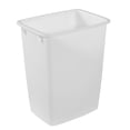 thumbnail image 1 of Bote de basura Rubbermaid pequeño de 34 litros para cocina/baño, color blanco, 1 of 5