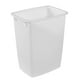 thumbnail image 1 of Bote de basura Rubbermaid pequeño de 34 litros para cocina/baño, color blanco, 1 of 5
