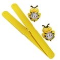 thumbnail image 1 of Reloj para niños de 2 piezas (abeja), reloj de pulsera impermeable para niños con movimiento de cuarzo, diseño de dibujos animados en 3D, reloj digital para niños de 3 a 11 años, 1 of 5
