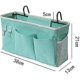 thumbnail image 3 of Bett Organizador Bett Tasche Mit Darhthaken Hngetasche Hochbett Aufbewahrungstasche Fr Buch, Magazin, Handy, Kopfhrer Bett Aufbewahrung(grn), 3 of 4
