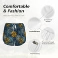 thumbnail image 4 of Bixox Women's Vintage Compass pattern 2 in 1 Running Shorts - Lightweight Athletic Workout Gym Yoga Shorts Liner with Pockets - X-Large, 4 of 5