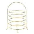 thumbnail image 2 of Decorative Dessert Display Cakes Stand Rack for Birthday Festival Anniversary 5 layer Gold, 2 of 8