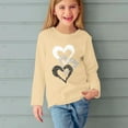 thumbnail image 5 of MeetoTime Girls Long Sleeve Tops Crewneck Valentine's Day Printed Dressy Tunic Tops Children's Pullover Undershirt, 5 of 5