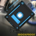 thumbnail image 6 of iPad 2 Case, iPad 3 Case, iPad 4 Case, Dteck Kickstand Heavy Duty Rugged Shockproof High Impact Resistant Hybrid Three Layer Full Body Protective Cover w/ Screen Protector For iPad 2 3 4,Black/Blue, 6 of 7