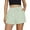 Green, variant on Striped Summer Shorts - High Waist Elastic Beach Casual Shorts, Yellow Striped Shorts for Women High Waisted Beach Casual Pull on Elastic Waist Summer Shorts with Pockets