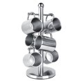 thumbnail image 1 of Juego de 6 Tazas de Acero Inoxidable Y Estante Juego de Tazas de Agua de Taza de Café de Doble Pared con Soporte para Barra de Comedor ANGGREK Otros, 1 of 8