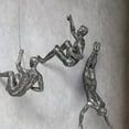 thumbnail image 2 of Colourtree Resin Sculpture Left Hand Climbing Man Wall Sculpture Creative Hand-Finished Wall Art, 2 of 8
