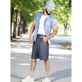 thumbnail image 4 of Short Hombre Casual Cintura Ajustable Detalles Texturizados Diseño Moderno, 4 of 5