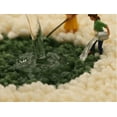 thumbnail image 3 of NAMZI Luxury Bathroom Rug Mat, Extra Soft and Absorbent Microfiber Bath Rugs, Non-Slip Plush Shaggy Bath Carpet, Machine Wash Dry, Bath Mats for Bathroom Floor,Maze-blue, 3 of 5
