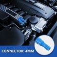 thumbnail image 3 of SKISUNO 2pcs Brake Oil Changer Connector Brake Bleeder Part Plastic Blue Vehicle Maintenance, 3 of 7