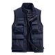 thumbnail image 4 of Ceisia Men's Solid Color Multi Pocket Outdoor Jacket Casual Breathable Mesh Lined Coat for Hiking Travel Daily Wear Gift, 4 of 5