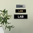 thumbnail image 4 of Signs ByLITA New Standard Lab Sign (Brushed Silver) - Large, 4 of 5