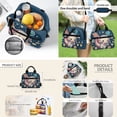 thumbnail image 4 of Jeiento 4 Piece Backpack and Lunch Box Set for Elementary School Boys Girls 17 Inch Space Axolotl Bookbag with Lunch Bag, Pencil Case, Bookmark for Back to School, 4 of 7