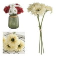 thumbnail image 3 of Leaveforme 5Pcs Long Stem Artificial Sunflowers Bouquet, Realistic Faux Sunflower Arrangement For Fall Home Wedding Birthday Party Decoration, 3 of 8