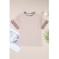thumbnail image 4 of Stylish Leopard Patchwork Design Crew Neck Tee for Summer Outings - [ZhiHiMeRi] | (US 8-10)M, 4 of 12