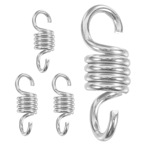 PENIKOKO 4-Pack Heavy Duty Steel Swing Hooks for Hanging Patio Equipment and Outdoor Suspension