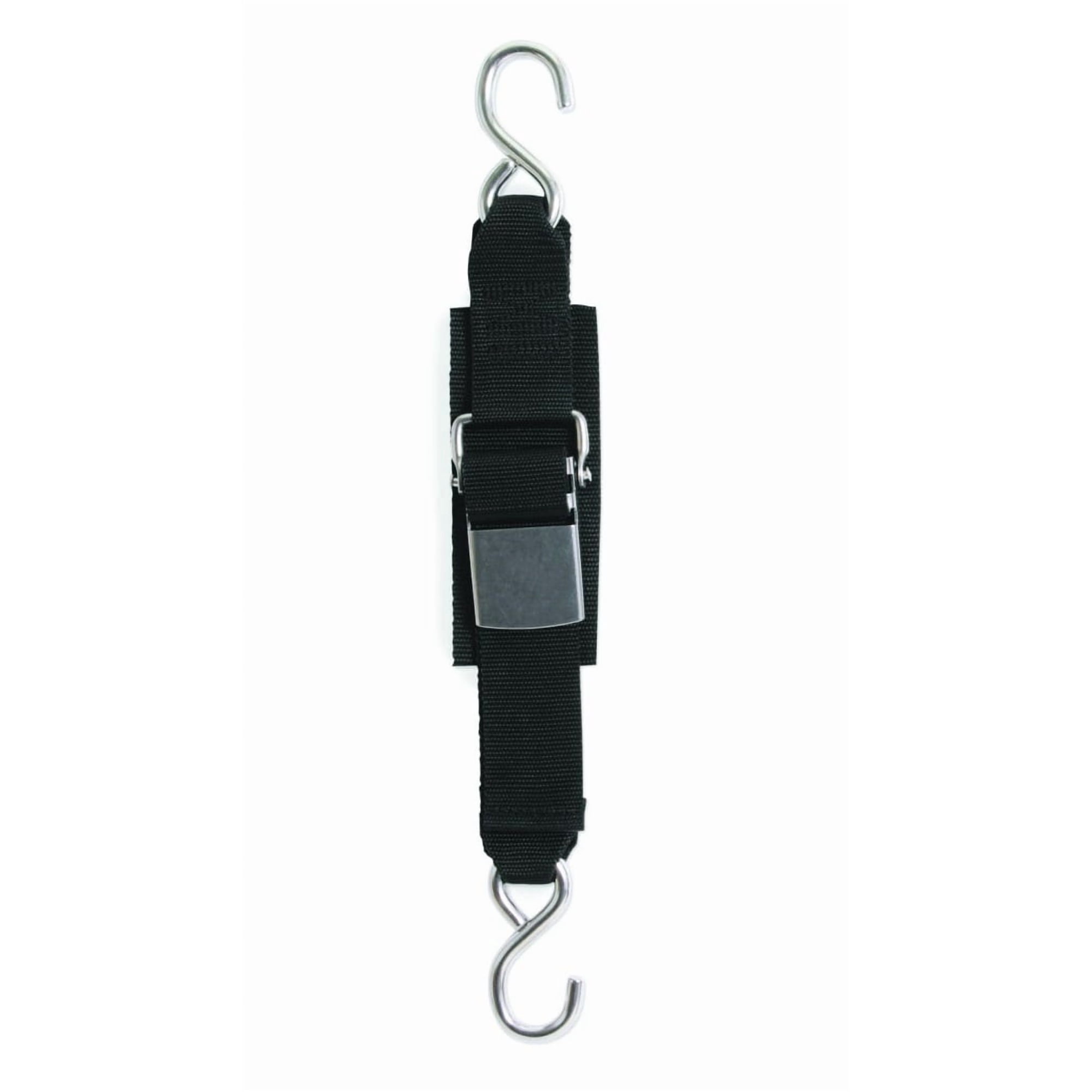 BoatBuckle F12066 Stainless Steel Kwik Lok Transom Tie-Downs – Pair, Boat Trailer Straps
